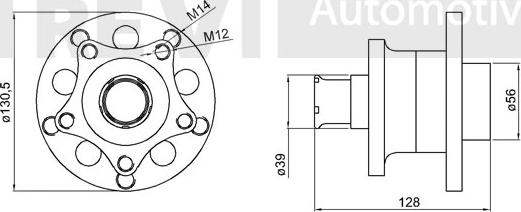 Trevi Automotive WB1591 - Riteņa rumbas gultņa komplekts autodraugiem.lv