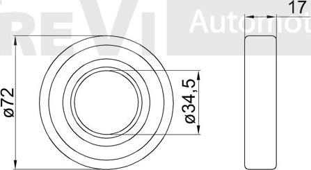 Trevi Automotive WB1260 - Riteņa rumbas gultņa komplekts autodraugiem.lv