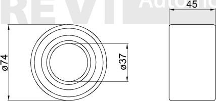 Trevi Automotive WB1224 - Riteņa rumbas gultņa komplekts autodraugiem.lv