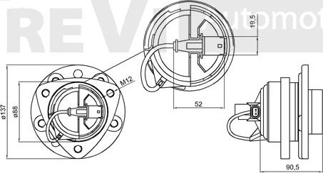 Trevi Automotive WB1700 - Riteņa rumbas gultņa komplekts autodraugiem.lv