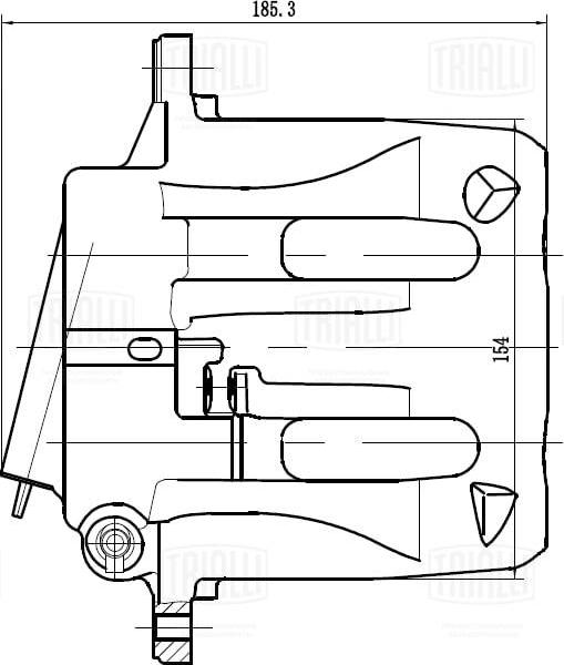 Trialli CF 032004 - Bremžu suports autodraugiem.lv