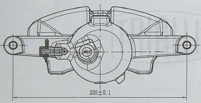 Trialli CF 182569 - Bremžu suports autodraugiem.lv