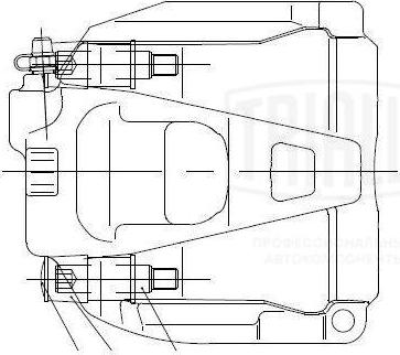 Trialli CF 182561 - Bremžu suports autodraugiem.lv