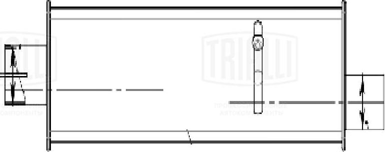 Trialli EMM 0702 - Izplūdes gāzu trokšņa slāpētājs (pēdējais) autodraugiem.lv