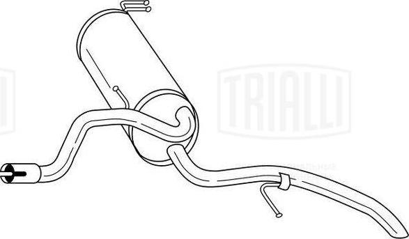 Trialli EMM 1015 - Izplūdes gāzu trokšņa slāpētājs (pēdējais) autodraugiem.lv