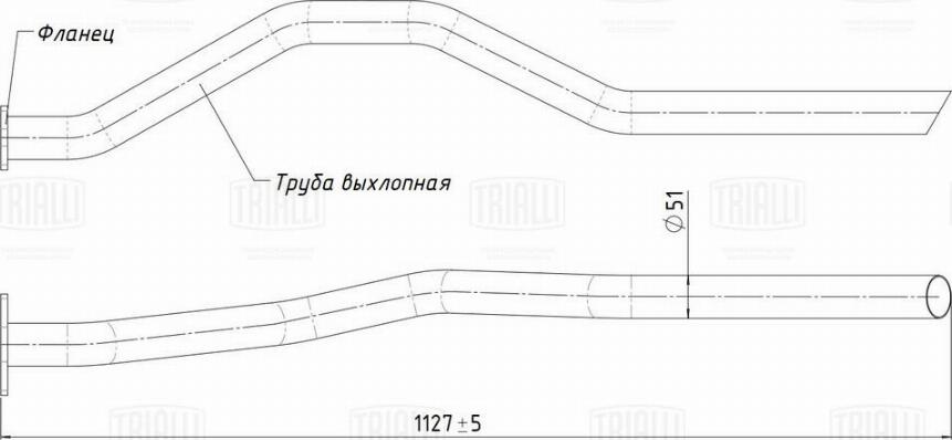 Trialli EMP 0801 - Izplūdes caurule autodraugiem.lv