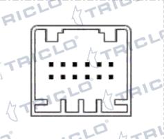 Triclo 141212 - Slēdzis, Spoguļu regulēšana autodraugiem.lv