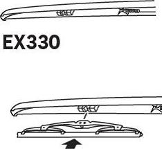 Trico EX330 - Stikla tīrītāja slotiņa autodraugiem.lv