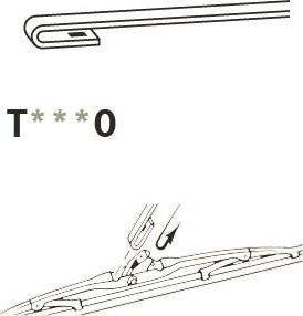 Trico T650 - Stikla tīrītāja slotiņa autodraugiem.lv