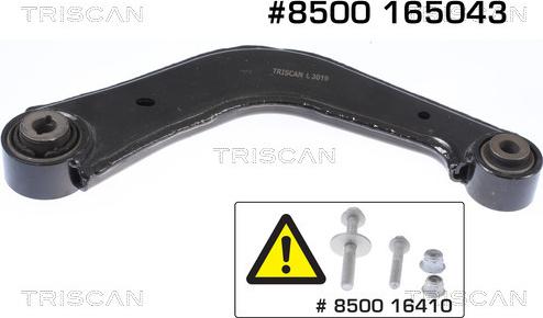 Triscan 8500 165043 - Neatkarīgās balstiekārtas svira, Riteņa piekare autodraugiem.lv