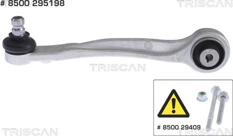 Triscan 8500 295198 - Neatkarīgās balstiekārtas svira, Riteņa piekare autodraugiem.lv