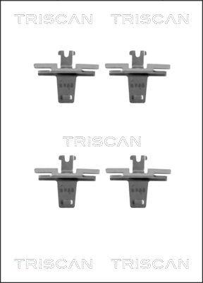 Triscan 8105 401452 - Piederumu komplekts, Disku bremžu uzlikas autodraugiem.lv