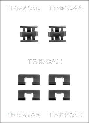 Triscan 8105 401606 - Piederumu komplekts, Disku bremžu uzlikas autodraugiem.lv