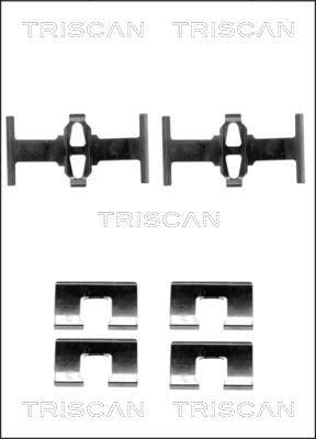 Triscan 8105 401615 - Piederumu komplekts, Disku bremžu uzlikas autodraugiem.lv
