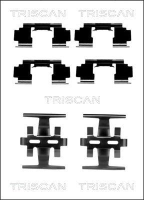 Triscan 8105 401612 - Piederumu komplekts, Disku bremžu uzlikas autodraugiem.lv