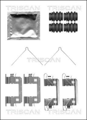 Triscan 8105 401620 - Piederumu komplekts, Disku bremžu uzlikas autodraugiem.lv