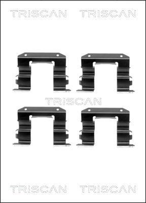 Triscan 8105 431616 - Piederumu komplekts, Disku bremžu uzlikas autodraugiem.lv
