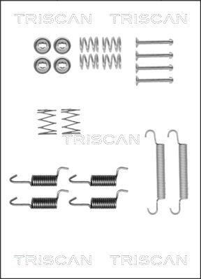 Triscan 8105 432588 - Piederumu komplekts, Stāvbremzes mehānisma bremžu loks autodraugiem.lv