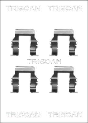 Triscan 8105 421589 - Piederumu komplekts, Disku bremžu uzlikas autodraugiem.lv