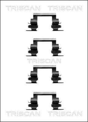 Triscan 8105 421588 - Piederumu komplekts, Disku bremžu uzlikas autodraugiem.lv