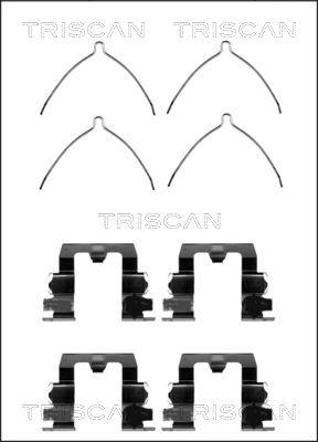 Triscan 8105 501576 - Piederumu komplekts, Disku bremžu uzlikas autodraugiem.lv