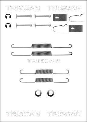 Triscan 8105 502416 - Piederumu komplekts, Bremžu loki autodraugiem.lv