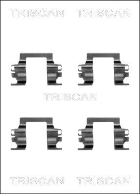 Triscan 8105 601609 - Piederumu komplekts, Disku bremžu uzlikas autodraugiem.lv