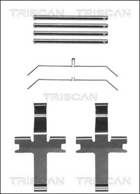 Triscan 8105 681535 - Piederumu komplekts, Disku bremžu uzlikas autodraugiem.lv