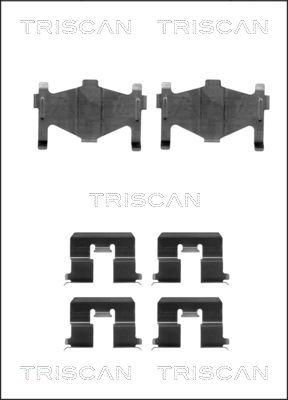 Triscan 8105 141591 - Piederumu komplekts, Disku bremžu uzlikas autodraugiem.lv