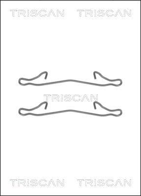 Triscan 8105 161563 - Piederumu komplekts, Disku bremžu uzlikas autodraugiem.lv