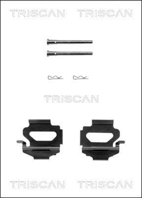 Triscan 8105 161574 - Piederumu komplekts, Disku bremžu uzlikas autodraugiem.lv