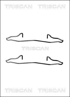 Triscan 8105 161619 - Piederumu komplekts, Disku bremžu uzlikas autodraugiem.lv