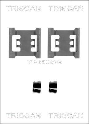 Triscan 8105 161611 - Piederumu komplekts, Disku bremžu uzlikas autodraugiem.lv
