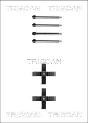 Triscan 8105 101590 - Piederumu komplekts, Disku bremžu uzlikas autodraugiem.lv
