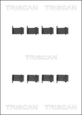 Triscan 8105 101597 - Piederumu komplekts, Disku bremžu uzlikas autodraugiem.lv