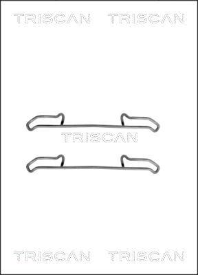 Triscan 8105 101540 - Piederumu komplekts, Disku bremžu uzlikas autodraugiem.lv