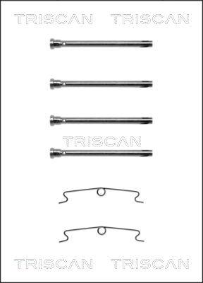 Triscan 8105 101557 - Piederumu komplekts, Disku bremžu uzlikas autodraugiem.lv