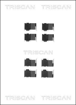 Triscan 8105 101522 - Piederumu komplekts, Disku bremžu uzlikas autodraugiem.lv