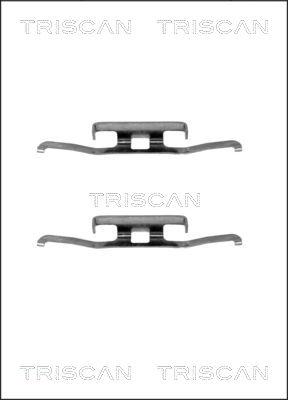 Triscan 8105 101570 - Piederumu komplekts, Disku bremžu uzlikas autodraugiem.lv