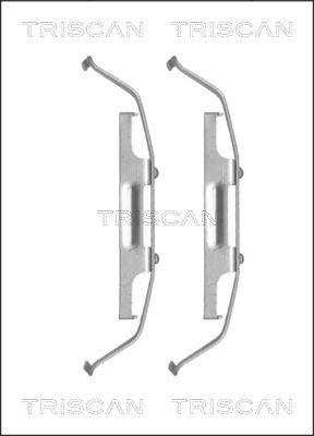 Triscan 8105 101633 - Piederumu komplekts, Disku bremžu uzlikas autodraugiem.lv