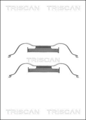 Triscan 8105 101626 - Piederumu komplekts, Disku bremžu uzlikas autodraugiem.lv