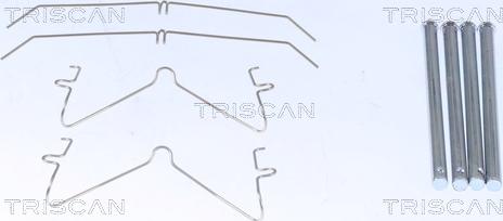 Triscan 8105 101671 - Piederumu komplekts, Disku bremžu uzlikas autodraugiem.lv
