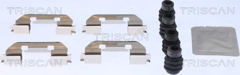 Triscan 8105 101672 - Piederumu komplekts, Disku bremžu uzlikas autodraugiem.lv