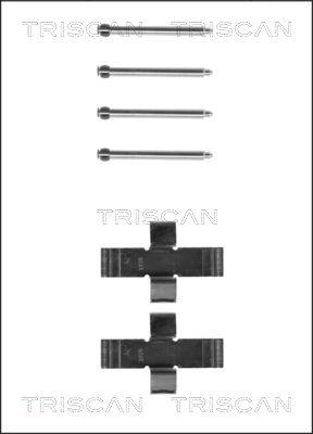 Triscan 8105 101194 - Piederumu komplekts, Disku bremžu uzlikas autodraugiem.lv