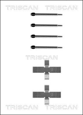Triscan 8105 101288 - Piederumu komplekts, Disku bremžu uzlikas autodraugiem.lv