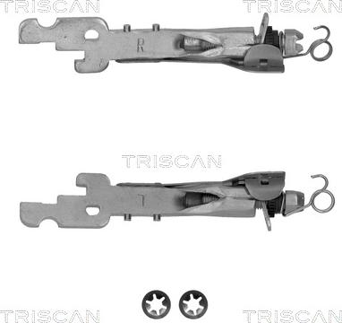 Triscan 8105 103002 - Regulatora komplekts, Trumuļu bremzes autodraugiem.lv