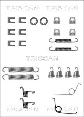 Triscan 8105 102498 - Piederumu komplekts, Bremžu loki autodraugiem.lv