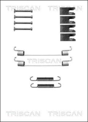 Triscan 8105 102598 - Piederumu komplekts, Bremžu loki autodraugiem.lv