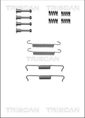 Triscan 8105 102602 - Piederumu komplekts, Stāvbremzes mehānisma bremžu loks autodraugiem.lv