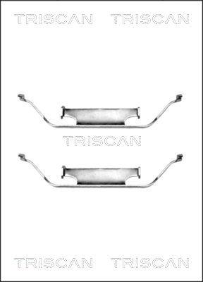 Triscan 8105 111571 - Piederumu komplekts, Disku bremžu uzlikas autodraugiem.lv